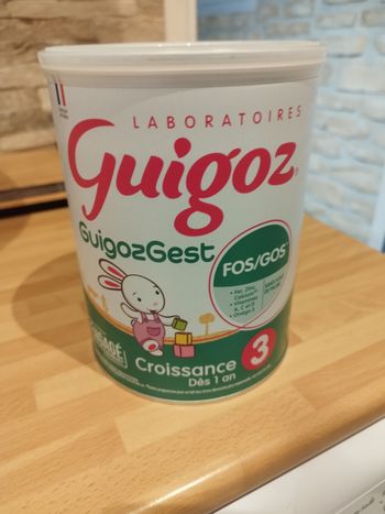 Lait guigozgest 3 ème âge 