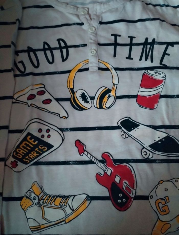 Haut manches longues "Kids by Gémo" 100% coton - photo numéro 3