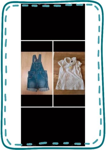 salopette et t-shirt
