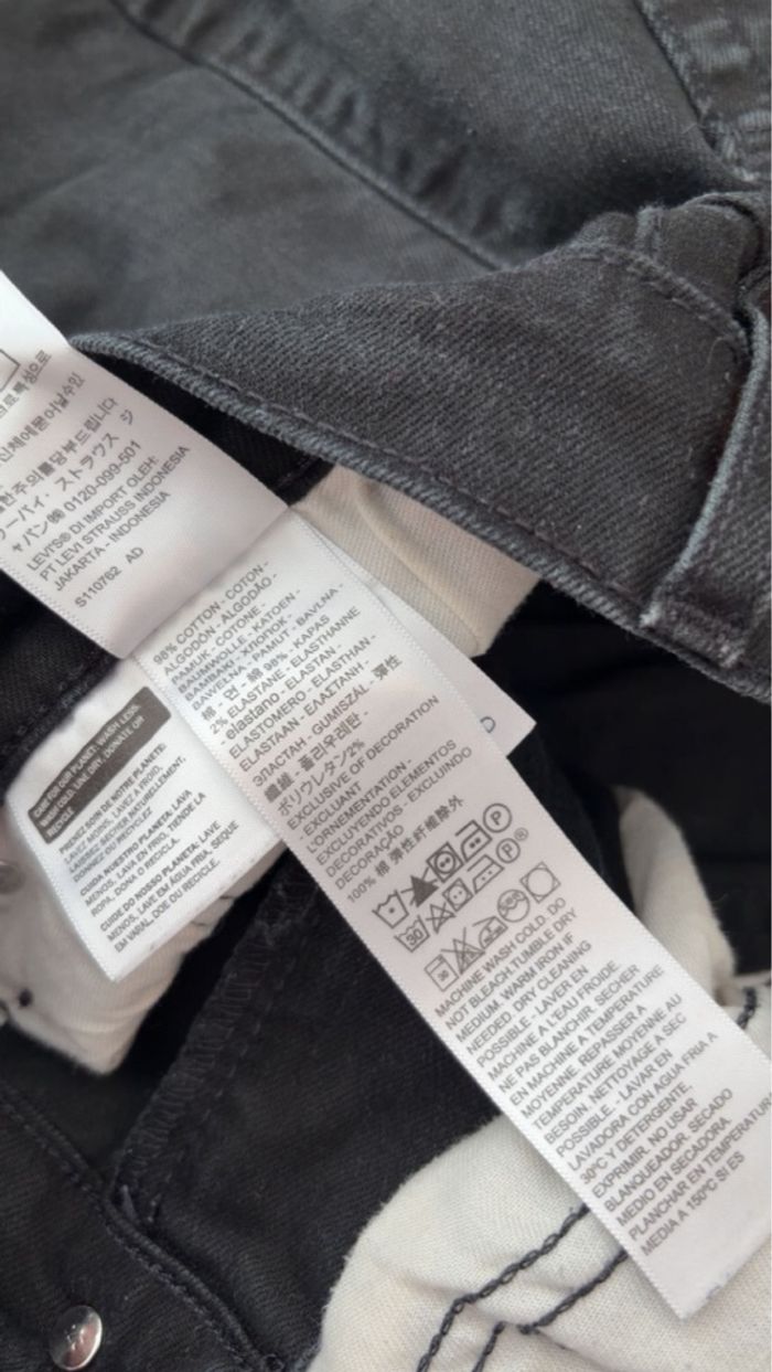 Jeans noir levi’s - taille xxl - photo numéro 4