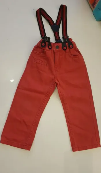 Pantalon bretelles garçon