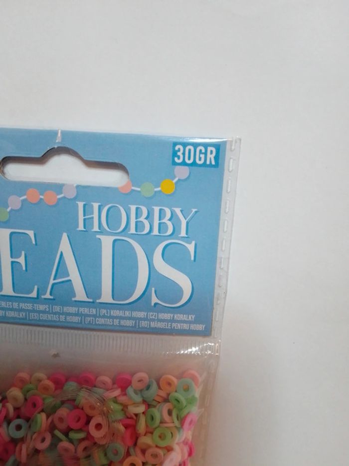 Perles de loisirs multicolores + fil - photo numéro 4