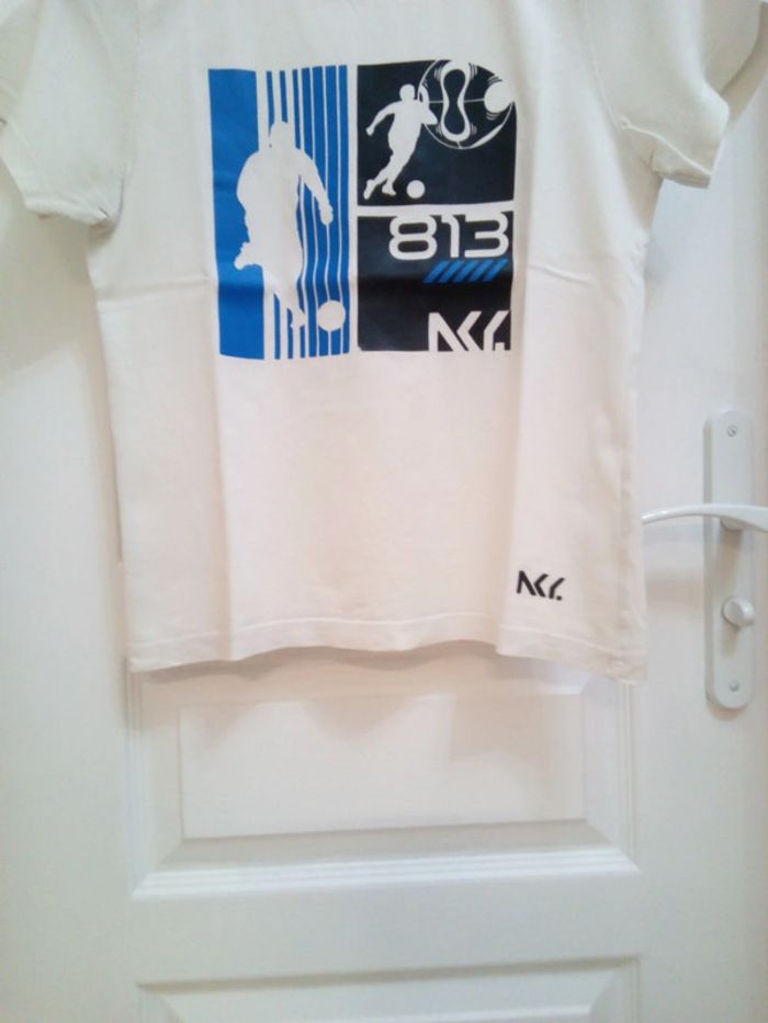Tee-shirt blanc "813" T.10 ans - NKY - photo numéro 9