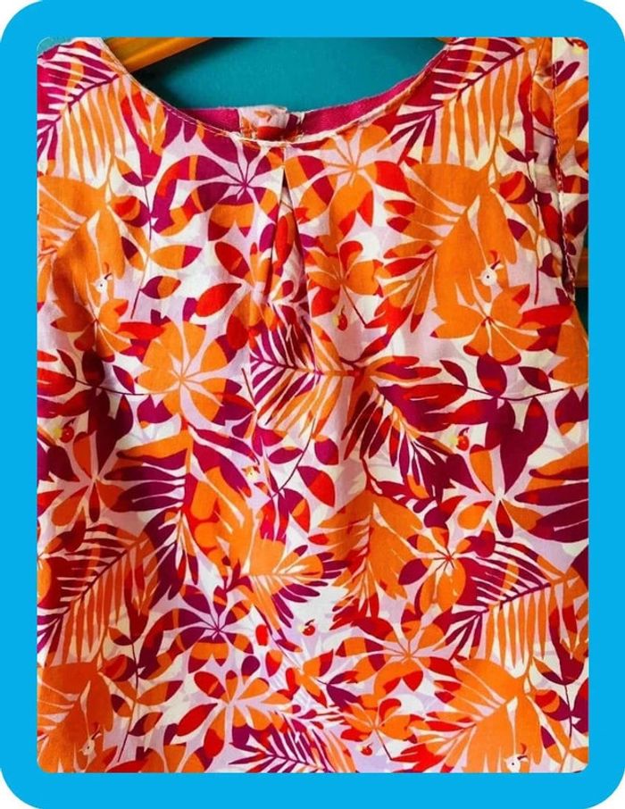 Très jolie robe bébé fille 12 mois OBAÏBI - photo numéro 3