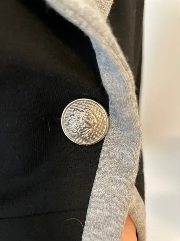 Veste blazer noir et gris neuf taille 48 - photo numéro 4