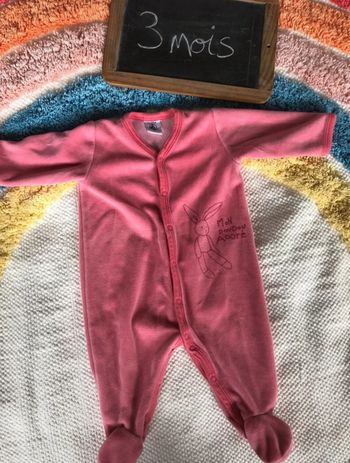 Pyjama petit bateau lapin