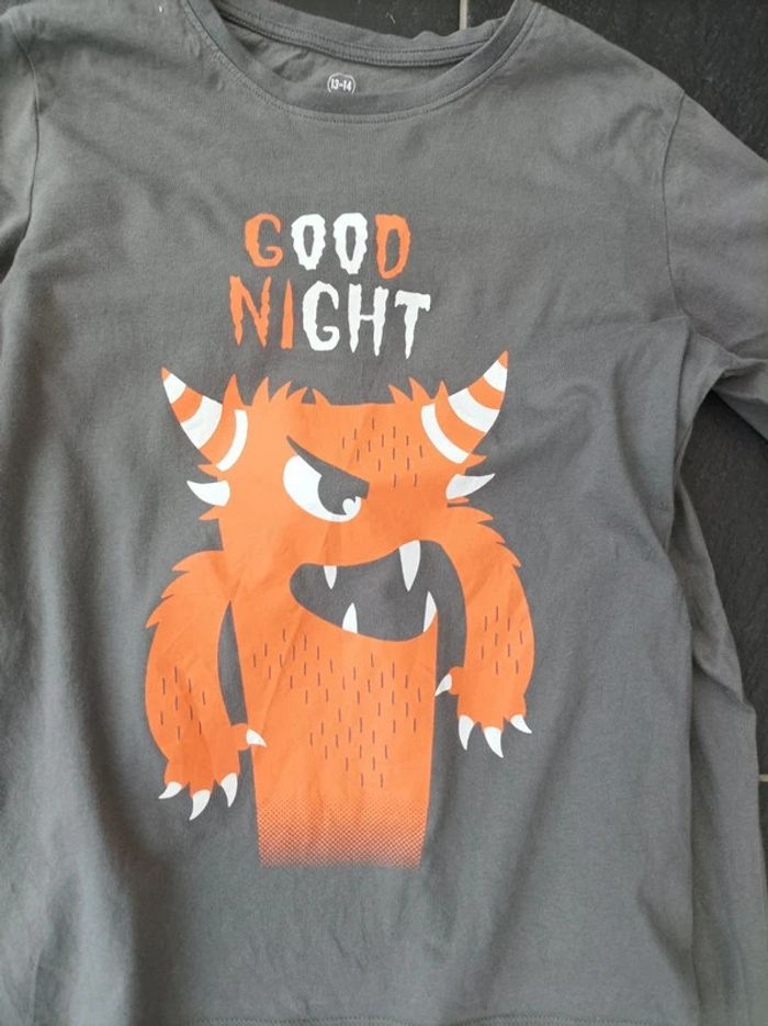 Joli pyjama monstre garçon 13-14 ans - photo numéro 2