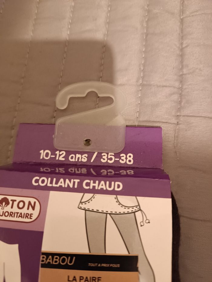 Collant chaud marron - photo numéro 2