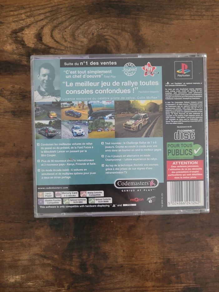 🎮Jeu Colin Mcrae Rally 2.0 playstation 1🎮 - photo numéro 2