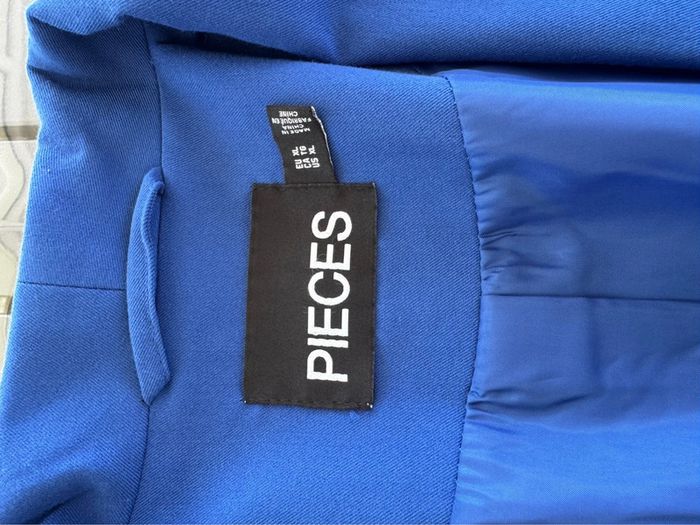Veste de blazer bleu électrique - photo numéro 4