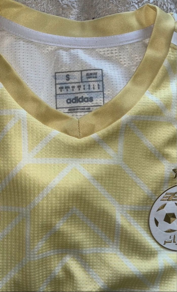 Maillot de foot ALGÉRIE Adidas  2023 jaune - photo numéro 3