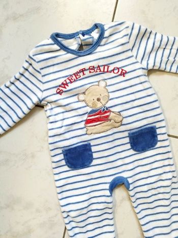 Pyjama grenouillère barboteuse 12 mois