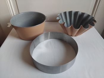 Lot de 3 moules à pâtisser