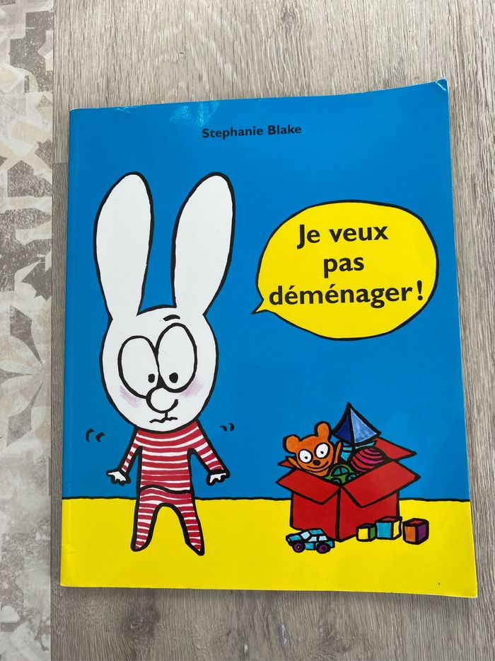 Livre je veux pas déménager