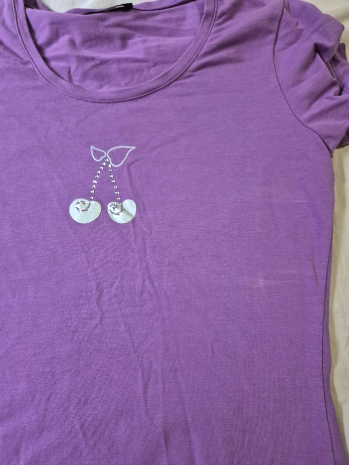 Tee-shirt violet Sergio Tacchini - photo numéro 4