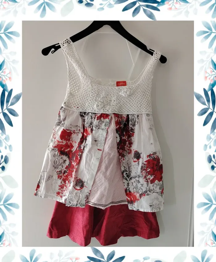 Lot de 3 ensembles été, 2 shorts, 1 jupe 10 ans - photo numéro 6