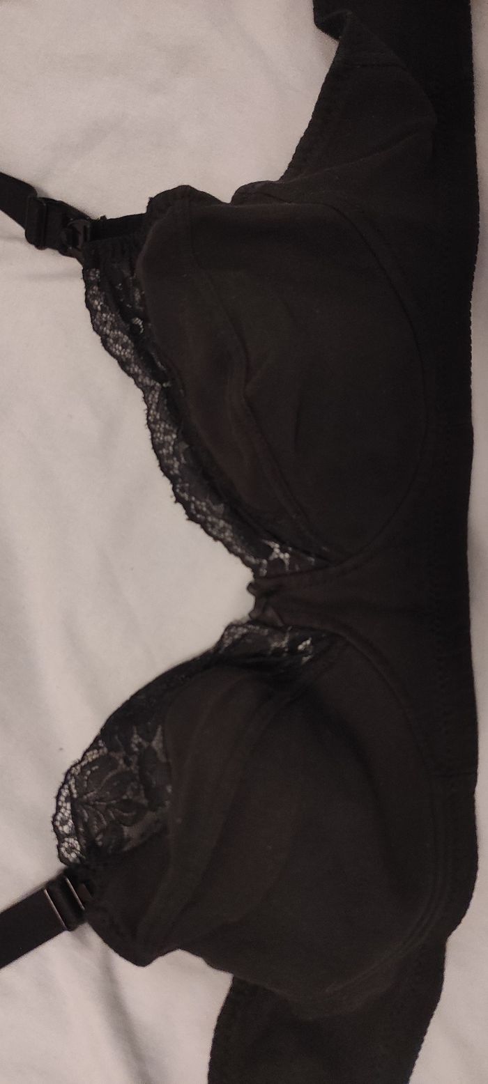 Soutien-gorge noir allaitement - photo numéro 3