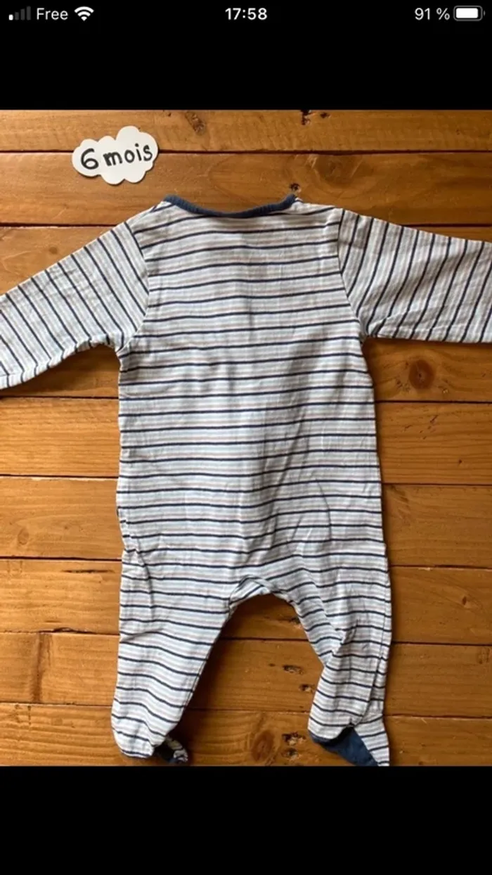 3 pyjamas coton entre saison - photo numéro 7