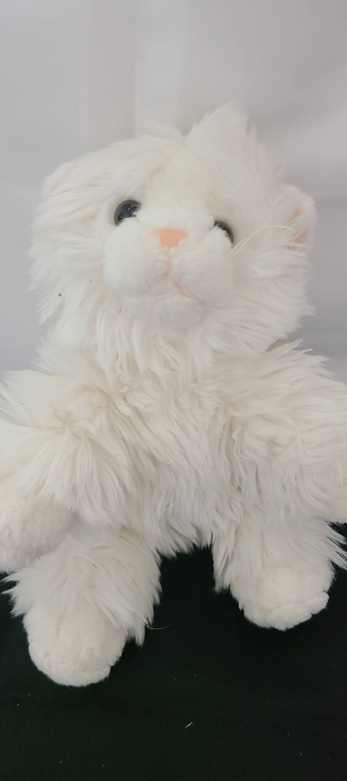 Doudou peluche chat blanc HISTOIRE D'OURS - - photo numéro 4