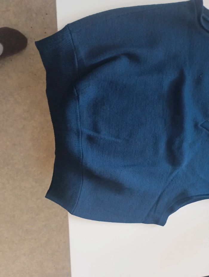 Pull en v sans manche trico jenny rétro vintage - photo numéro 3