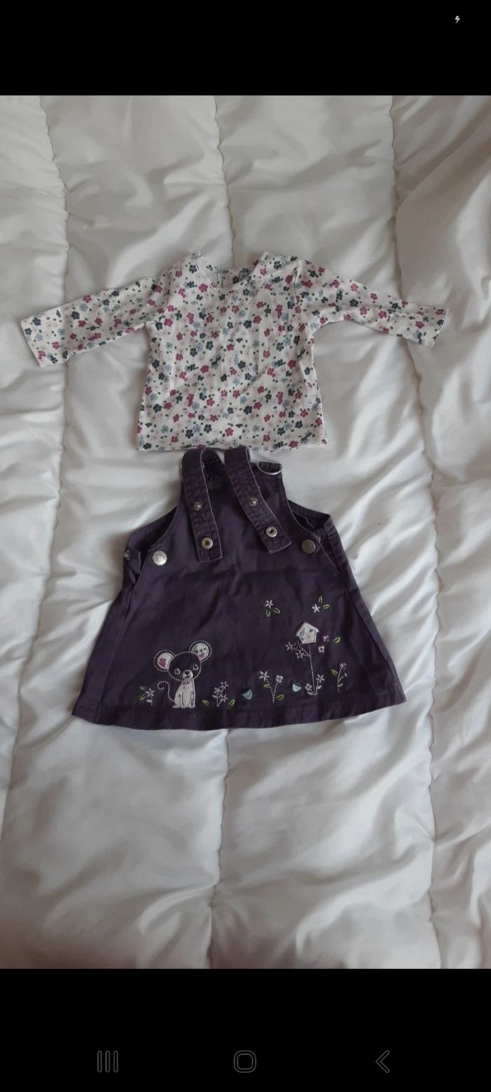 Ensemble bébé fille 3 mois