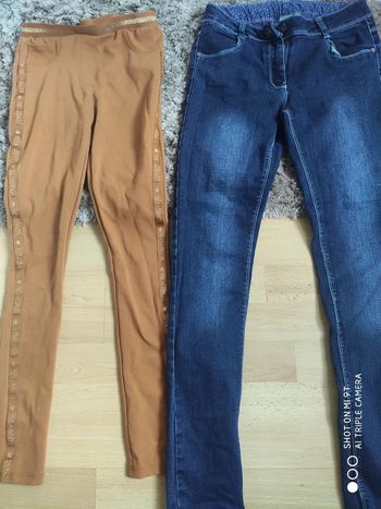 Lot jean pantalon 12 ans