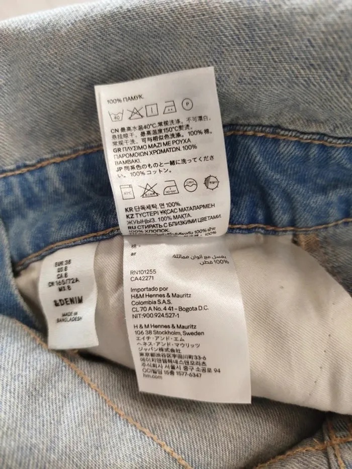 Salopette short en Jean femme - Taille 38 M - A169 - photo numéro 15