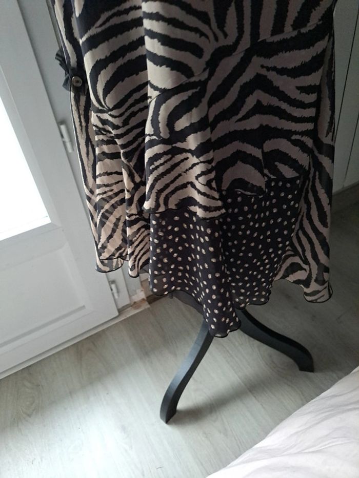 robe marron voile - photo numéro 3