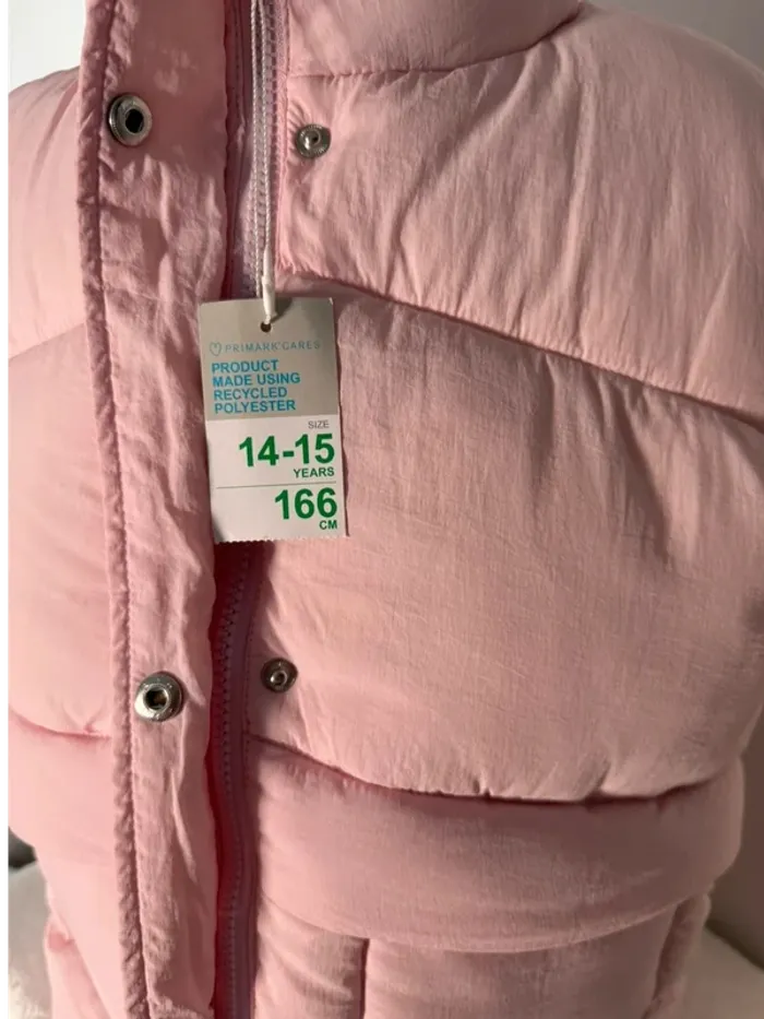 Doudoune sans manches rose – Taille 14-15 ans / 166 cm - photo numéro 2