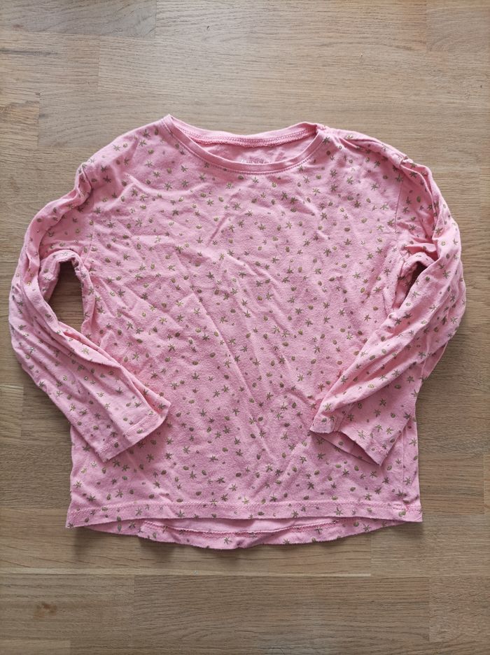 Lot de 6 t-shirts manches longues fille 4 ans - photo numéro 5