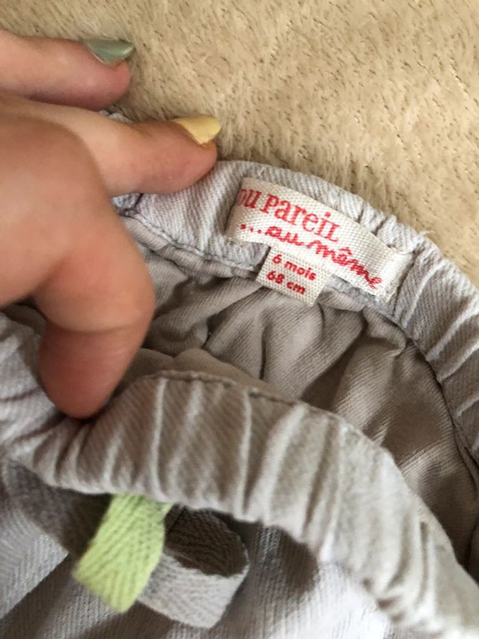 Sarouel / 6mois / du pareil au même - photo numéro 3