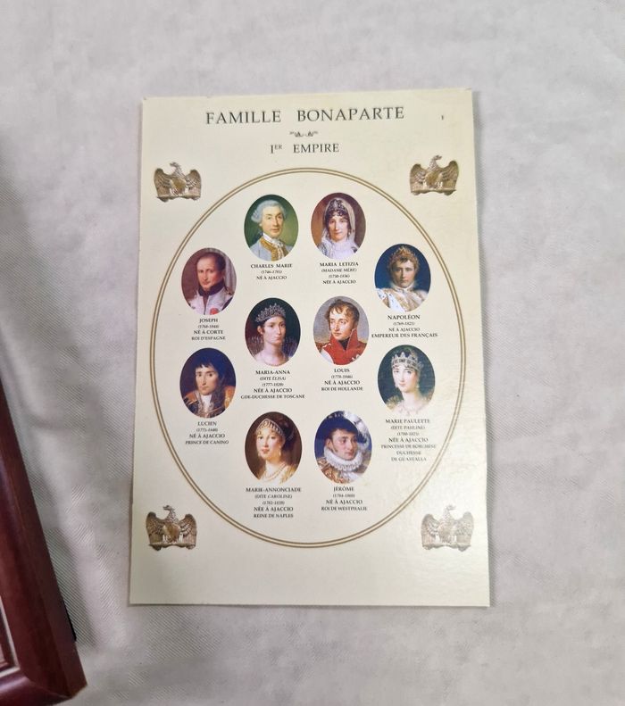 Carte postale de collection  , Napoléon  , famille Bonaparte - photo numéro 2