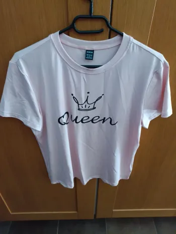 Tee shirt manches courtes fille rose
