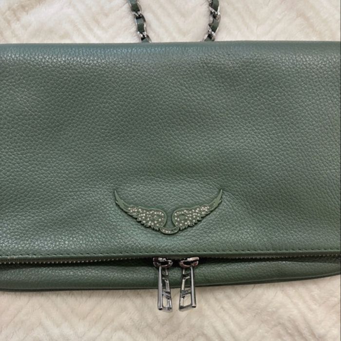 Sac rock cuir vert d eau zadig et voltaire - photo numéro 8