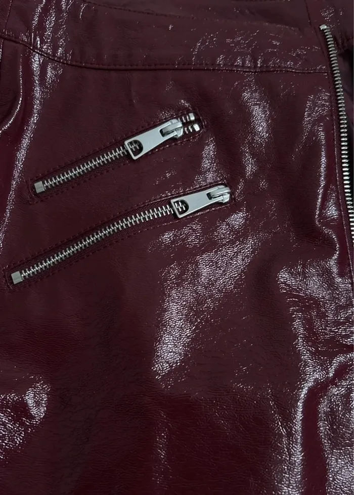 Jupe en vinyle Vero Moda – Taille XS – Neuve - photo numéro 2
