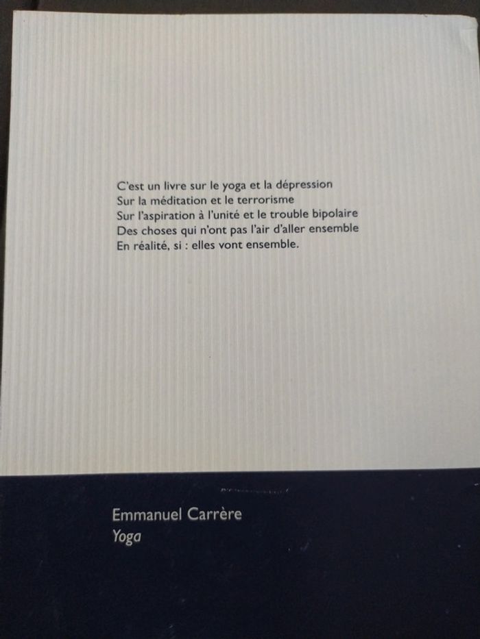 Yoga par Emmanuel Carrère - photo numéro 2