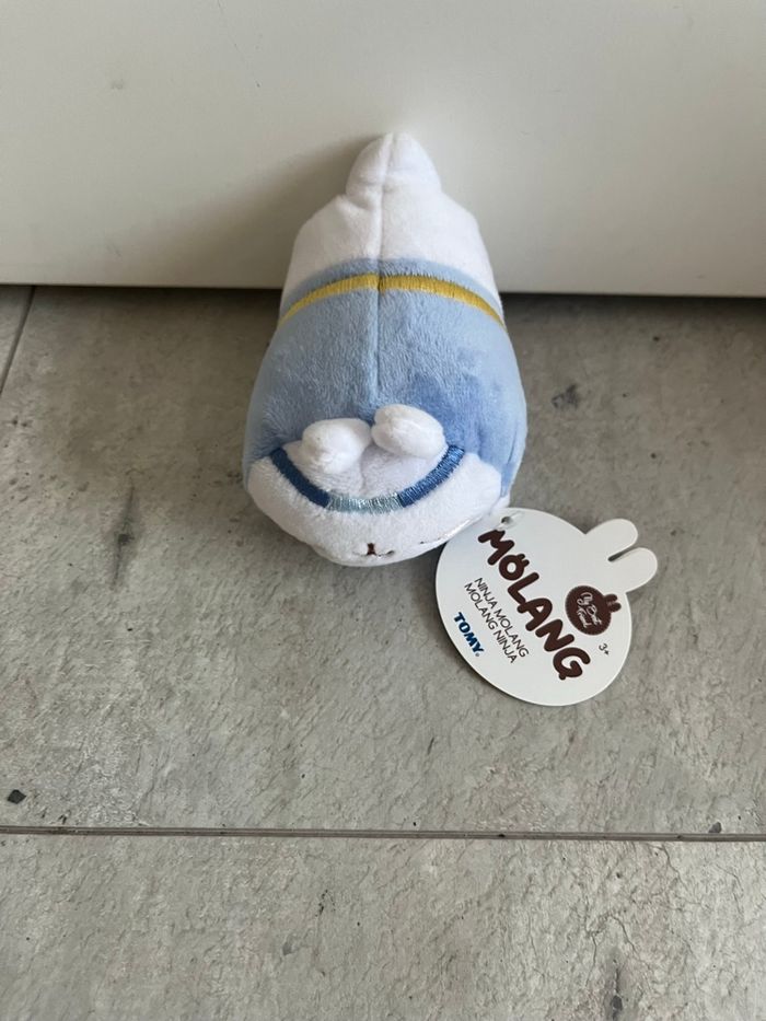 Peluche molang bleu - photo numéro 3