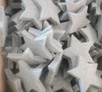 Étoile en mousse