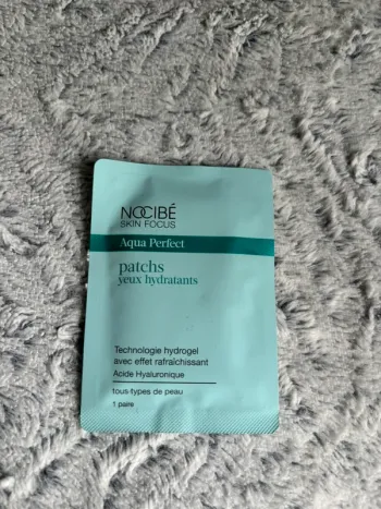 nocibé skin focus patchs yeux hydratants