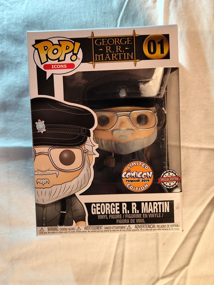 Figurine Funko Pop George R.R. Martin 01 Game of Thrones Spécial Édition Comicon - photo numéro 2