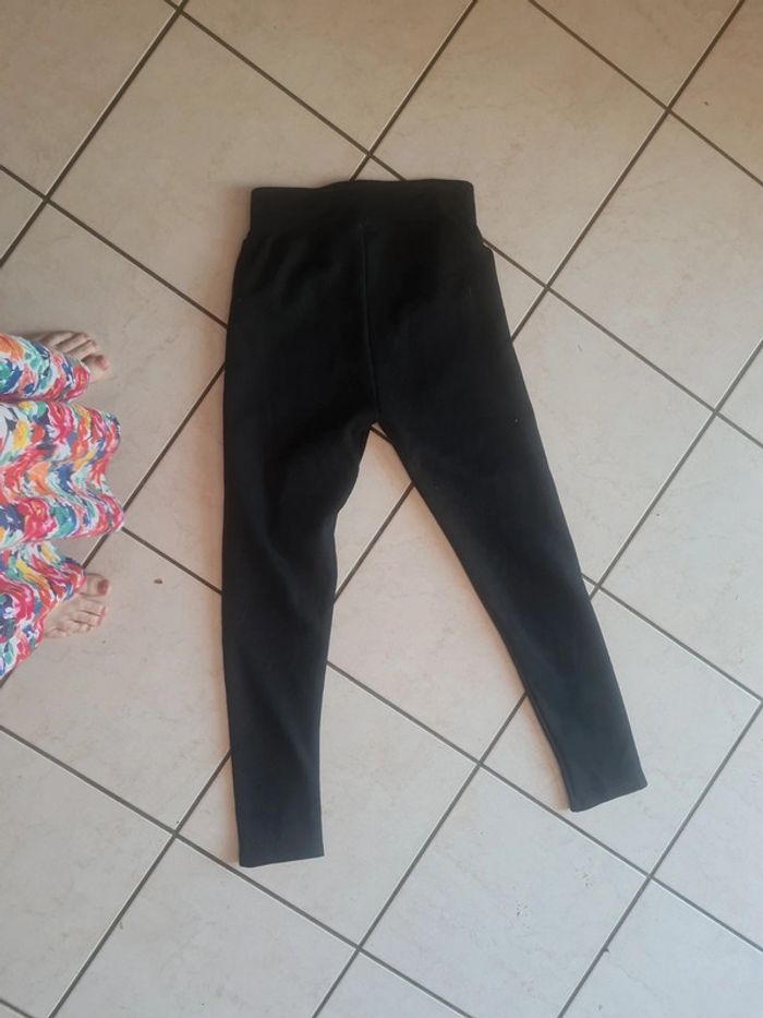 Leggings doublé peluche noir - photo numéro 3