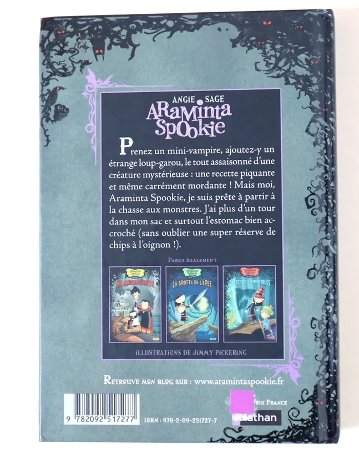 Tome 4 série Araminta Spookie : "Sacré Vampire" (9 ans et +) - photo numéro 2