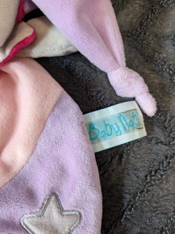 Lot doudou chat et ours plat luminescent Baby'Nat - photo numéro 7