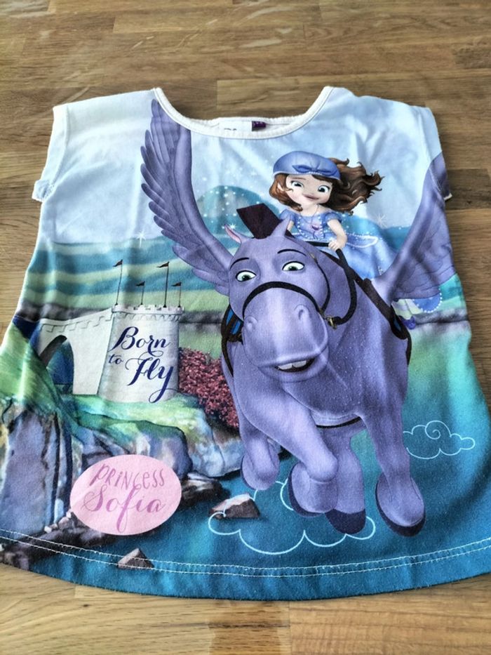 T-shirt fille 3-4 ans Disney - photo numéro 2