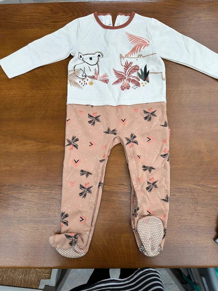 Pyjama beige Petit Beguin 36 mois