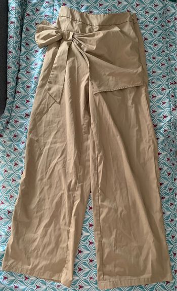 Pantalon beige large