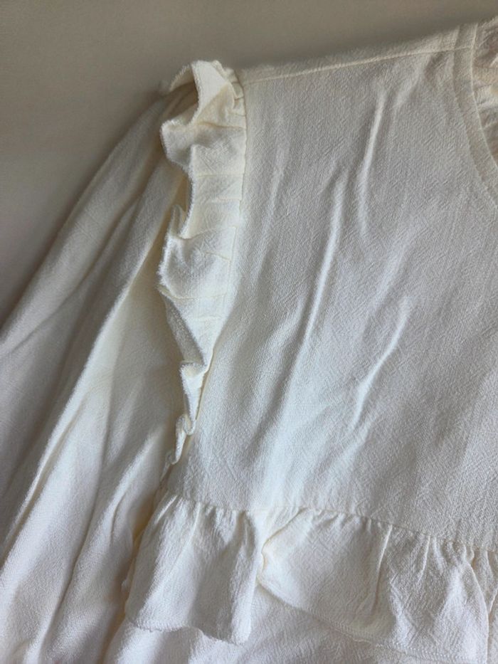 Blouse majolica blanche taille L - neuve avec étiquette - photo numéro 6