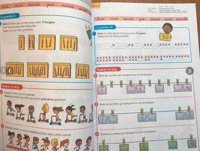 Cap Maths CP - Édition 2019 - Fichier de l'élève + matériel prédécoupé + dico-maths - photo numéro 2