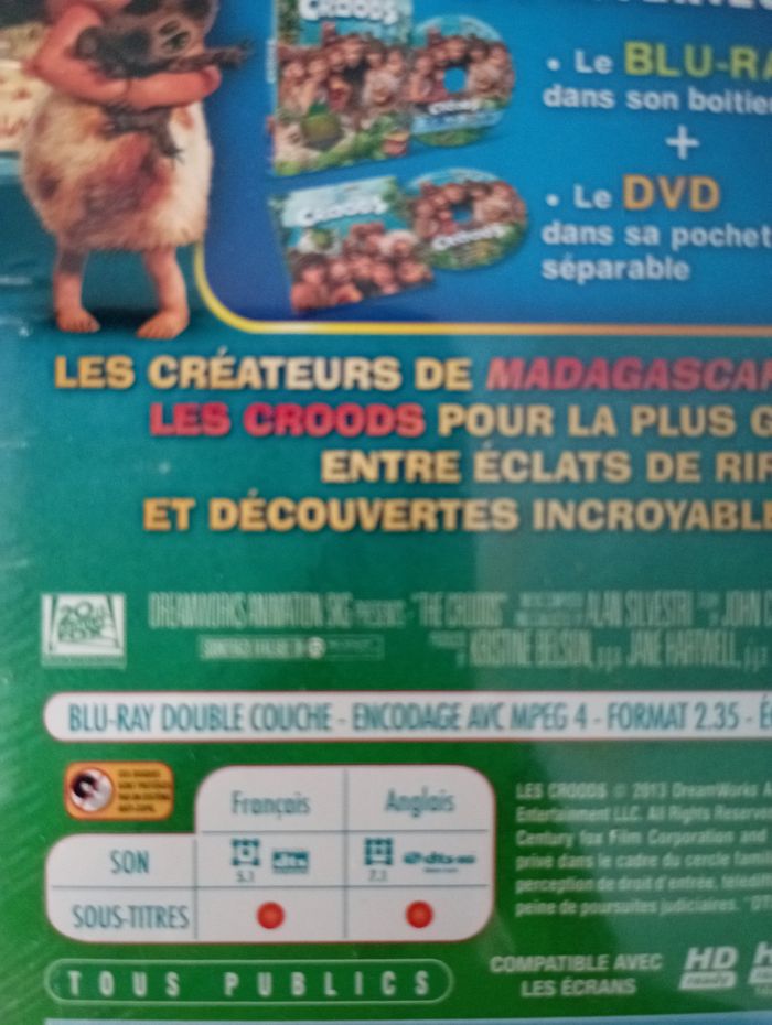Les Croods DreamWorks Blu-ray - photo numéro 5