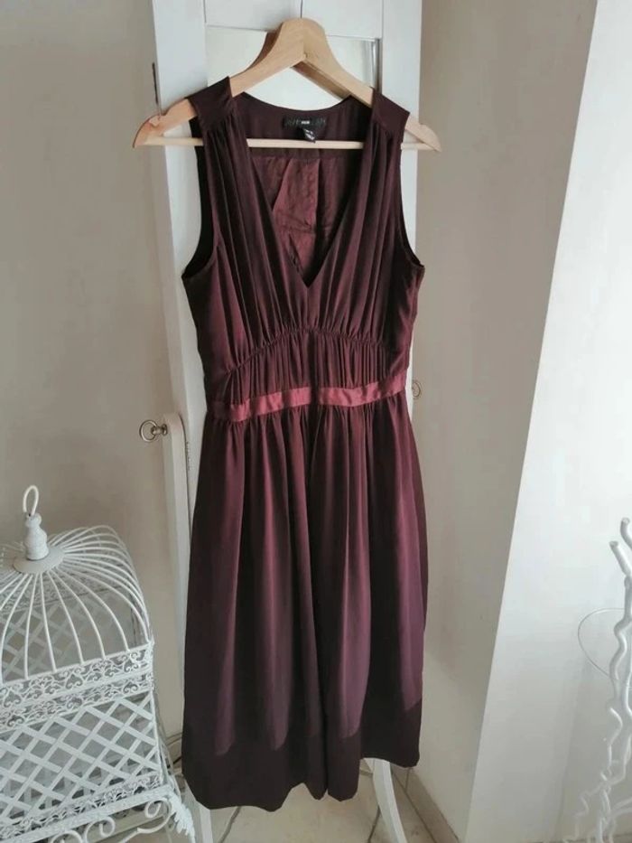 Robe de cérémonie prune T.S H&M TBE 👗 - photo numéro 4